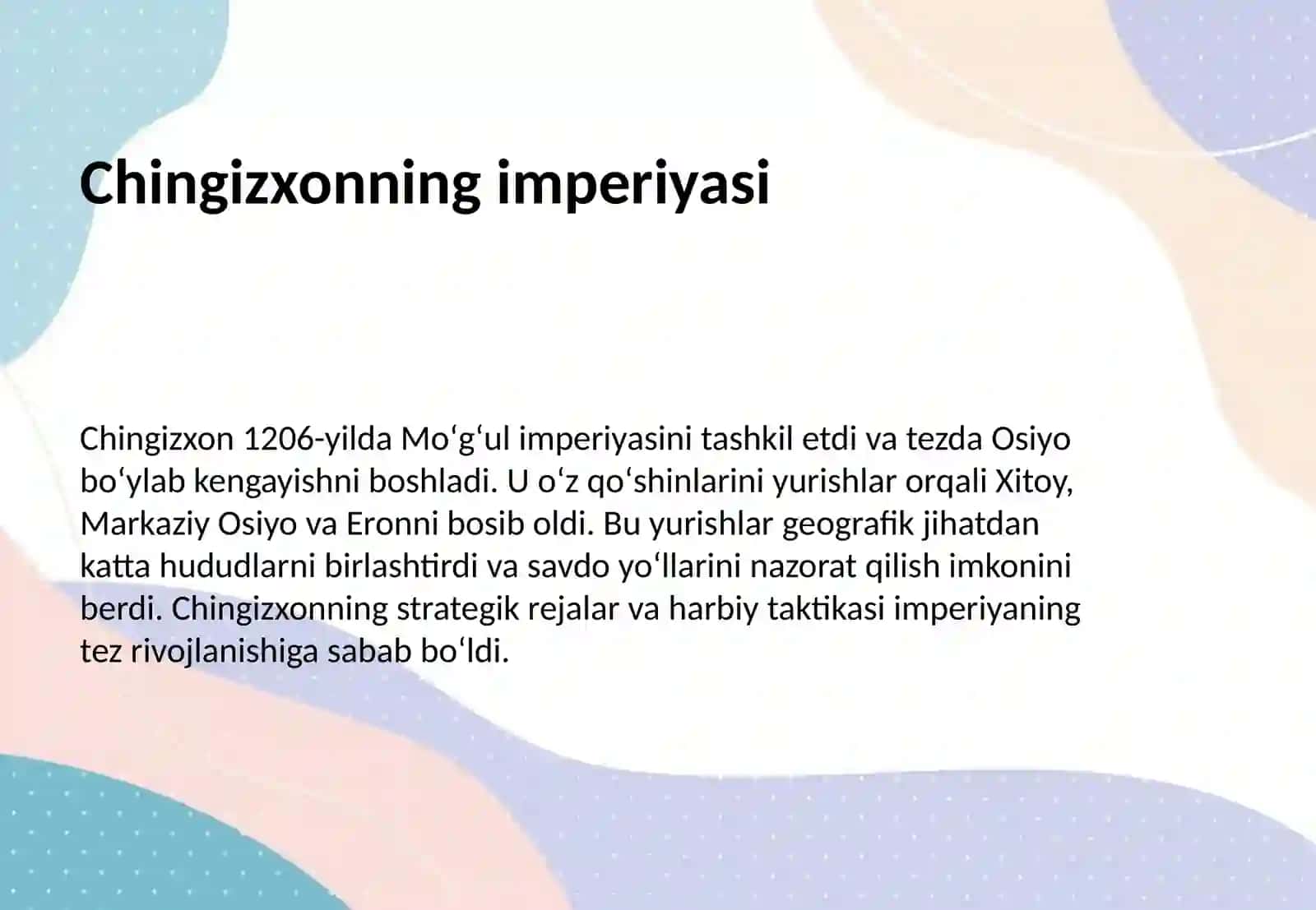 Moʻgʻullar davri tarixiy geografiyasi 3