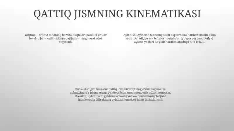 Erkin Qattiq Jism Harakati 3
