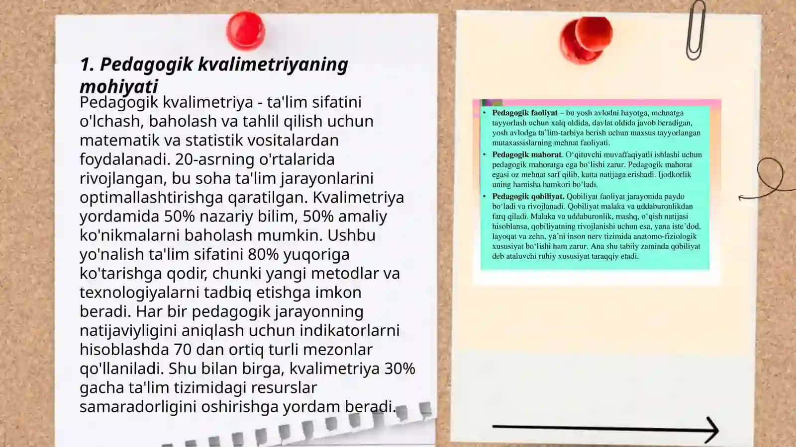 Pedagogik kvalimetriya fani haqida tushuncha 3