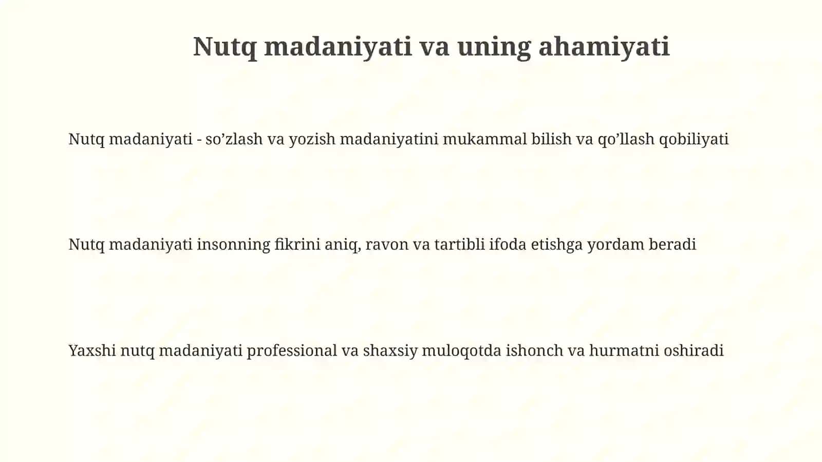 Nutq Madaniyati va Uning Ahamiyati 3