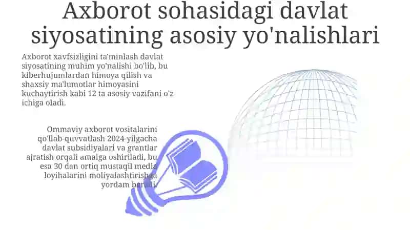 Axborot sohasida davlat siyosati 3