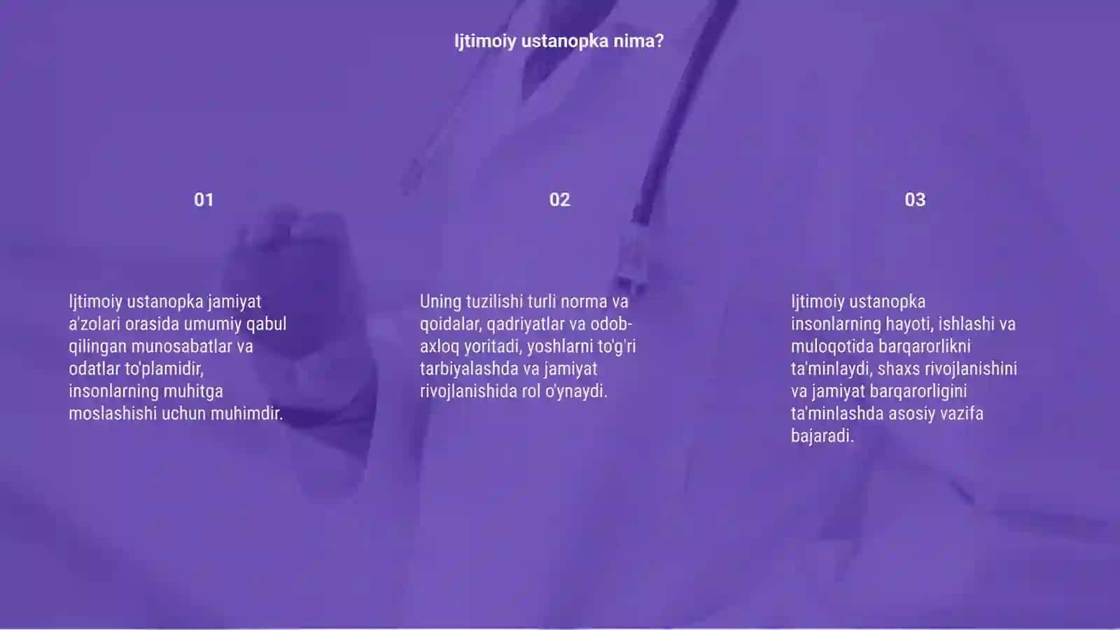 Ijtimoiy ustanopka uning tuzulishi va vazifalari 3