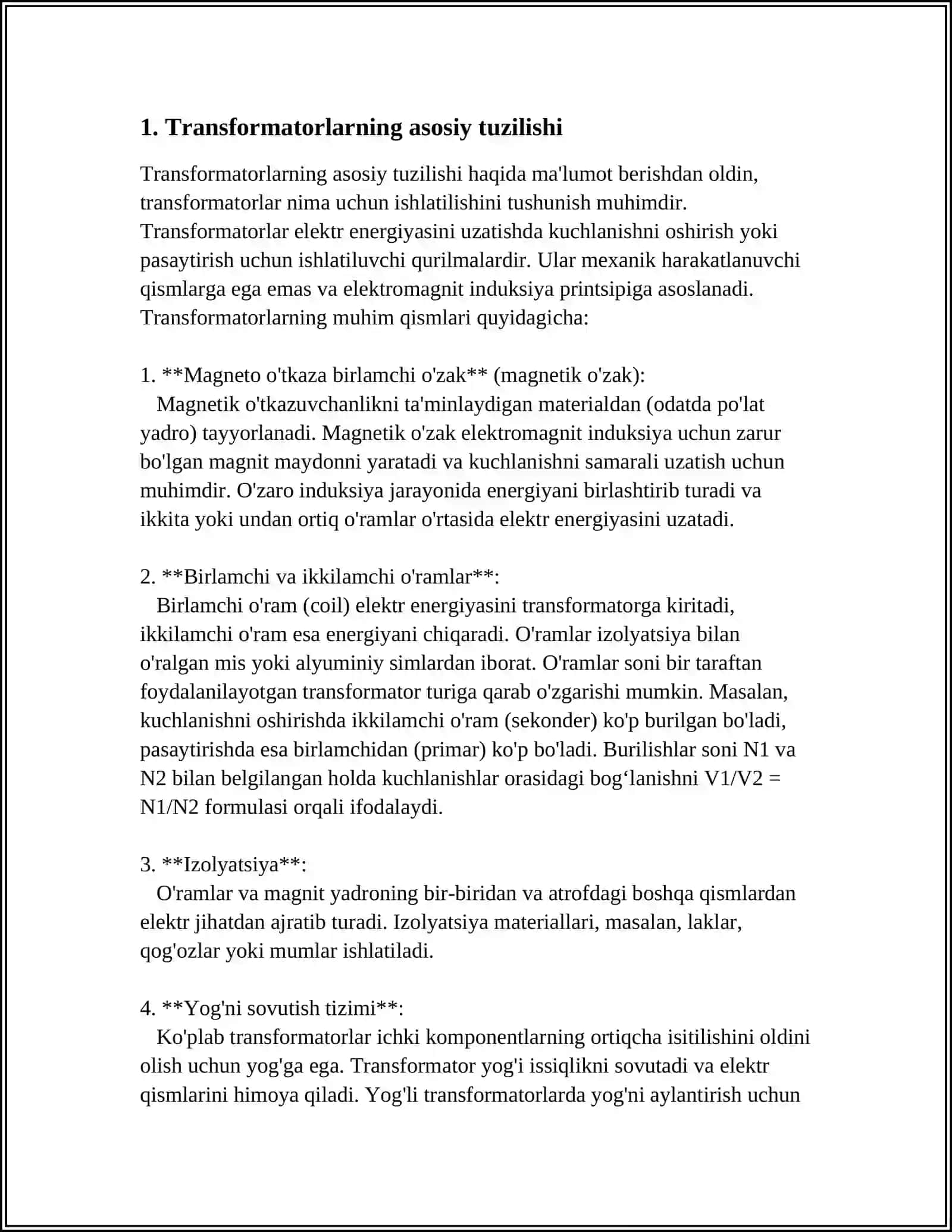 TRANSFORMATORLAR 3
