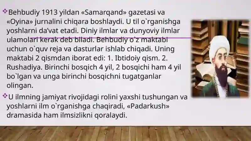 Mahmudxo’ja Behbudiyning ma’rifiy-pedagogik faoliyati. 3