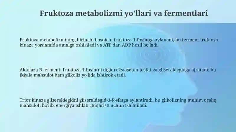 Fruktoza metabalizimi va Fruktozimiya 3