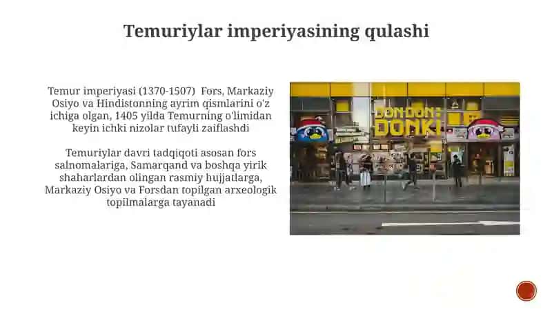 Amir Temur va Temuriylar davrida o'rta osiyoning o'rganilishi 3
