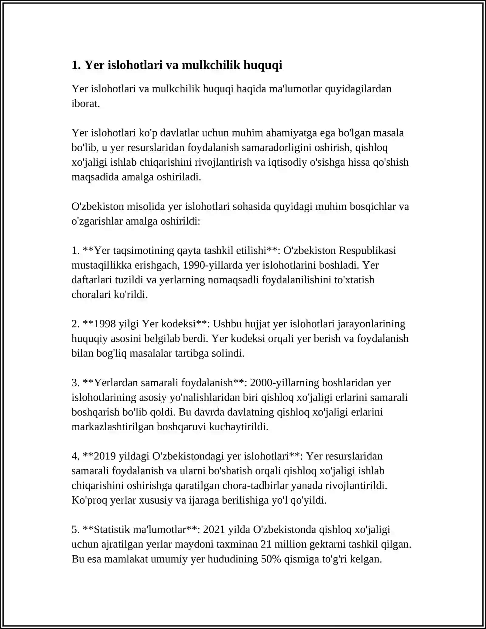 MUSTAQILLIK YILLARIDA QISHLOQ XOʻJALIGI VA SANOAT SOHASIDAGI OʻZGARISHLAR 3