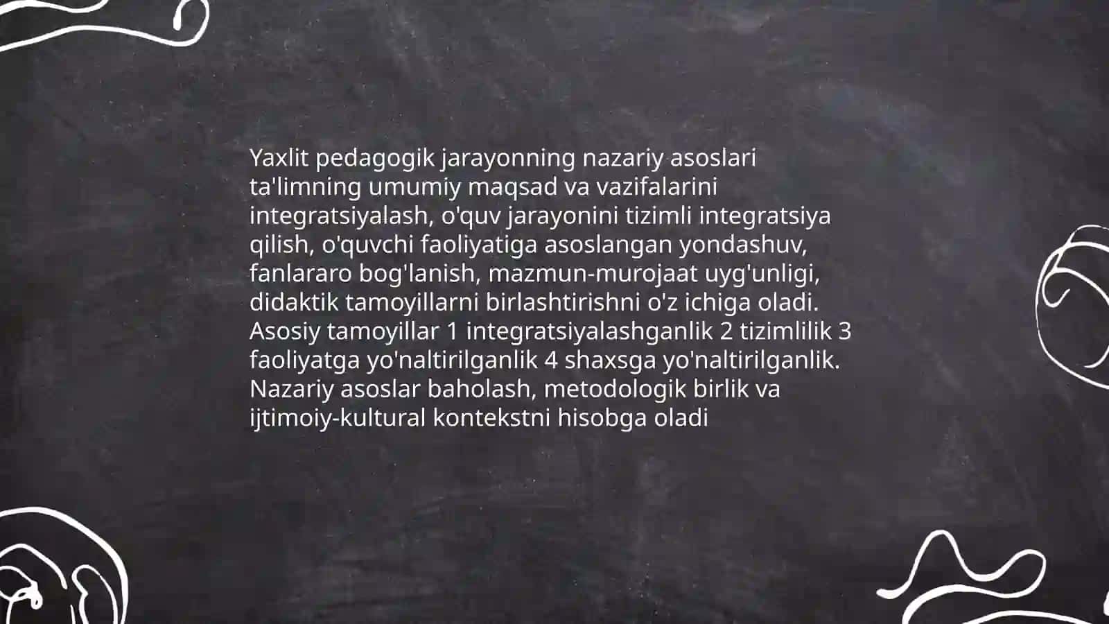 Yaxlit pedagogik jarayon 3