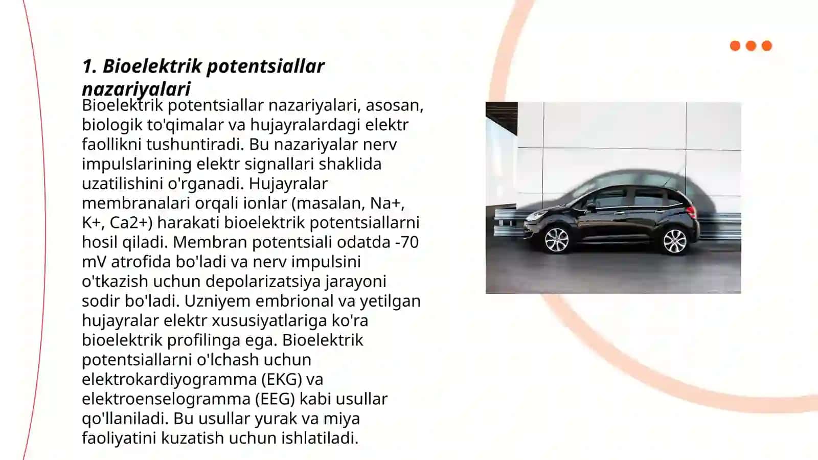 Bioelektrik hodisalar 3