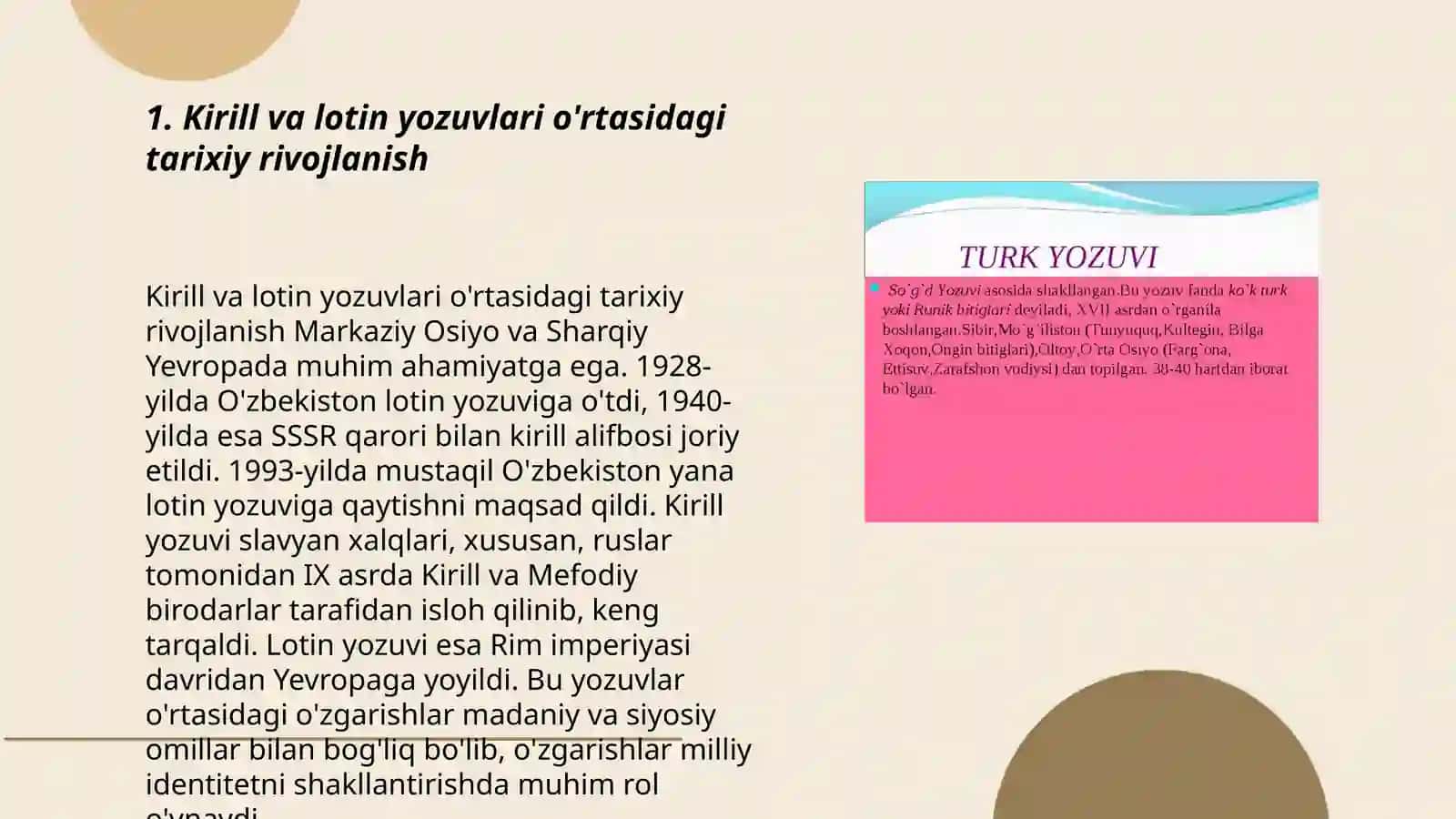 Kril va lotin alifbosiga asoslangan yozuvning grafik tavsiflash 3