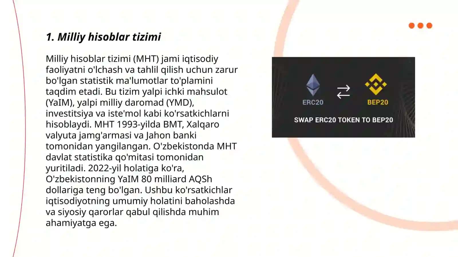 Milliy hisoblar tizimi va makroiqtisodiy ko'rsatkichlar 3