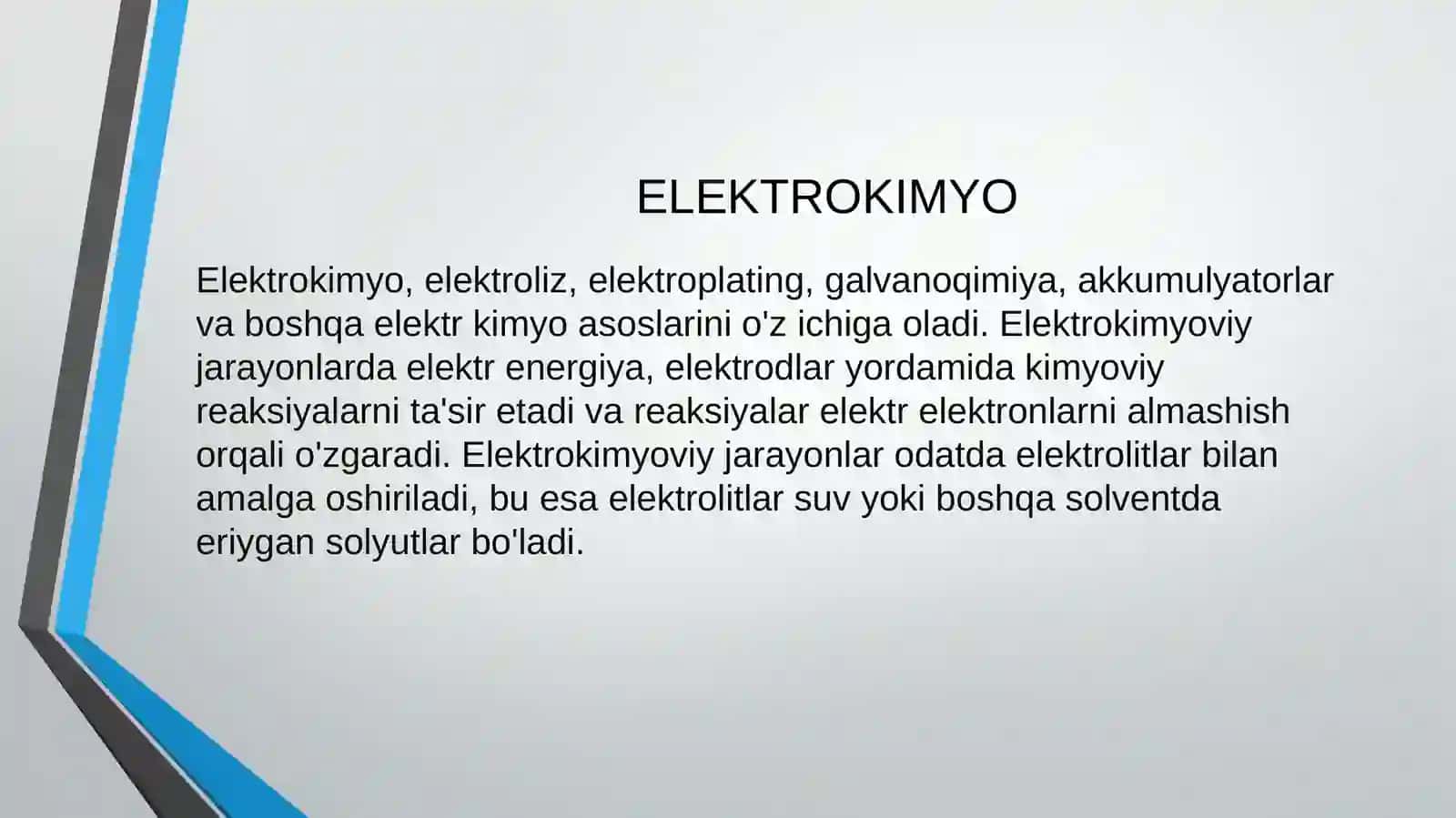 Elektrokimyoviy jarayonlar 3