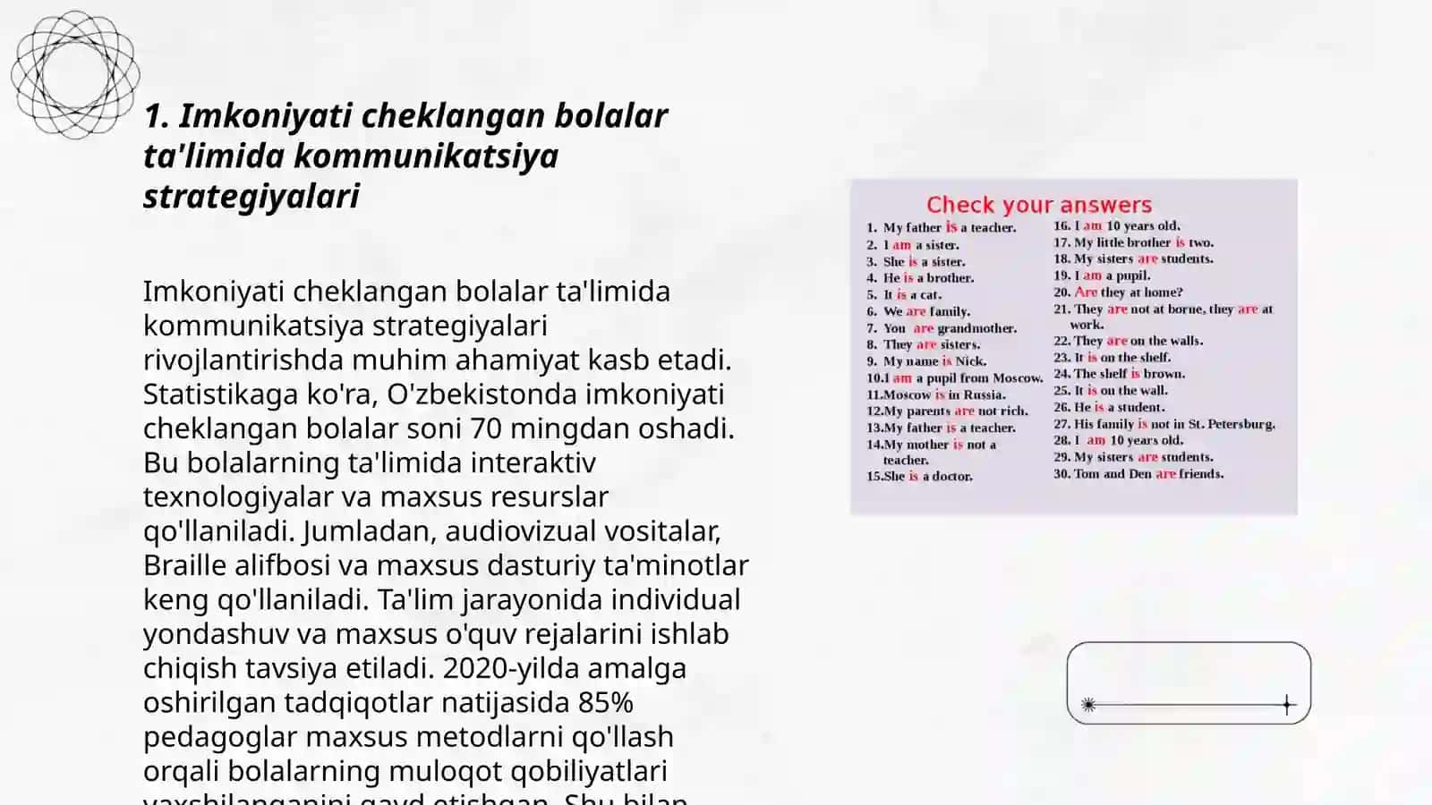 Imkoniyati cheklangan bolalar ta'limida kommunikatsiya strategiyalari 3