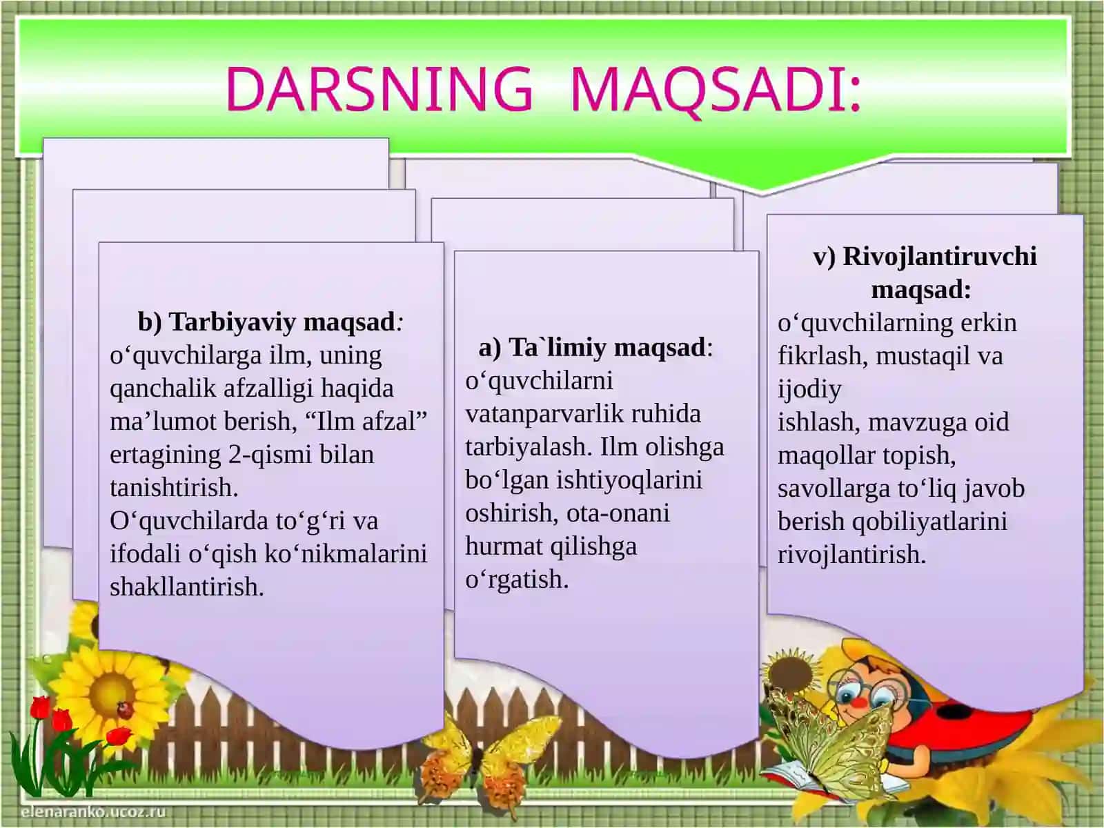 4-sinf O'qish fanidan Ilm afzal mavzusida ochiq dars ishlanmasi 3
