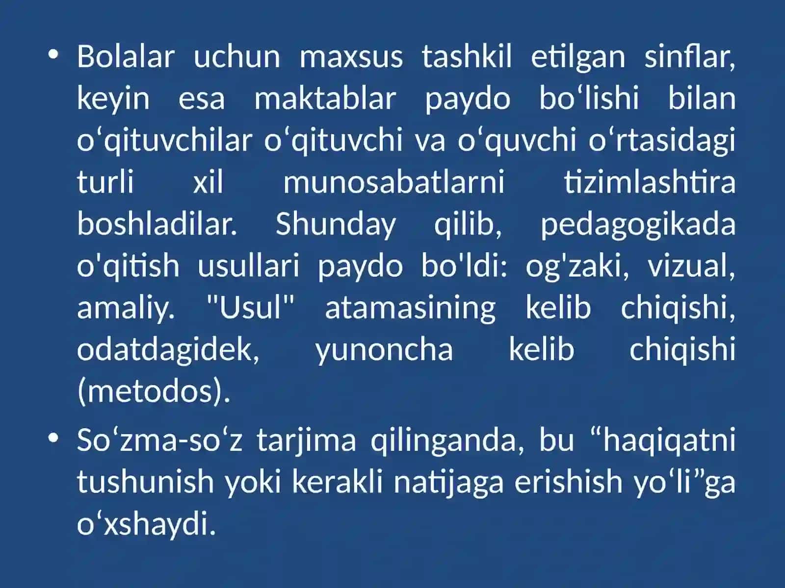 O‘qitishning og‘zaki usullari va ularning turlari 3