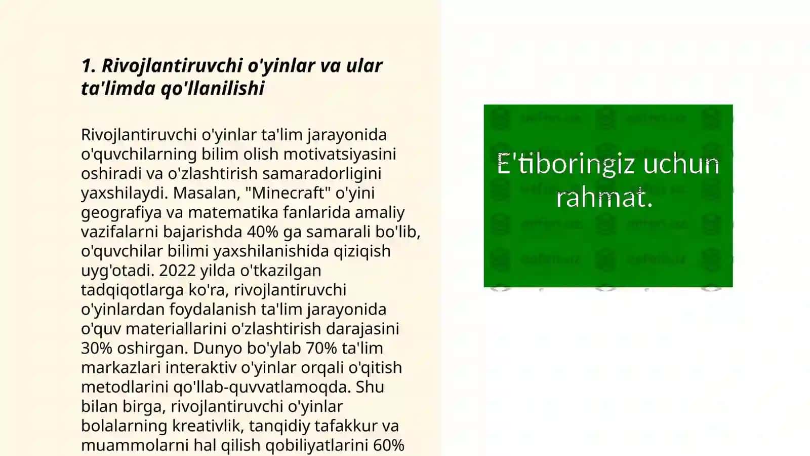 Rivojlantiruvchi ta'lim 3