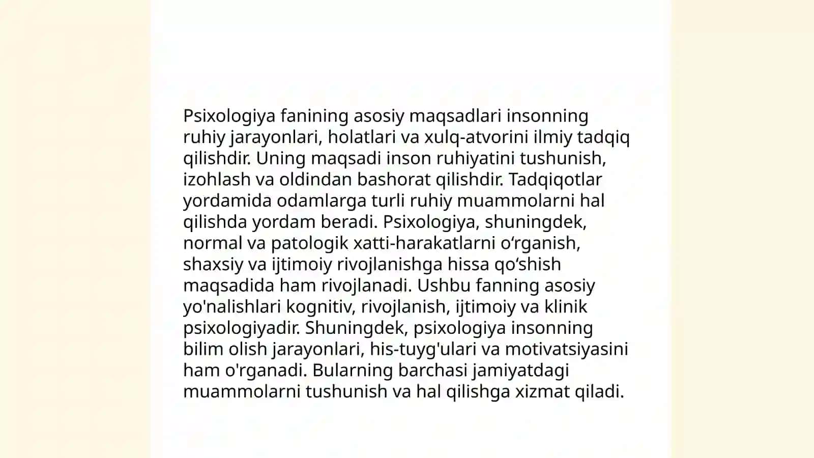 Psixologiya fanining maqsad vazifalari 3
