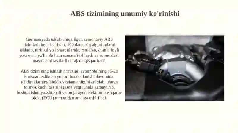 ABS tizimi 3