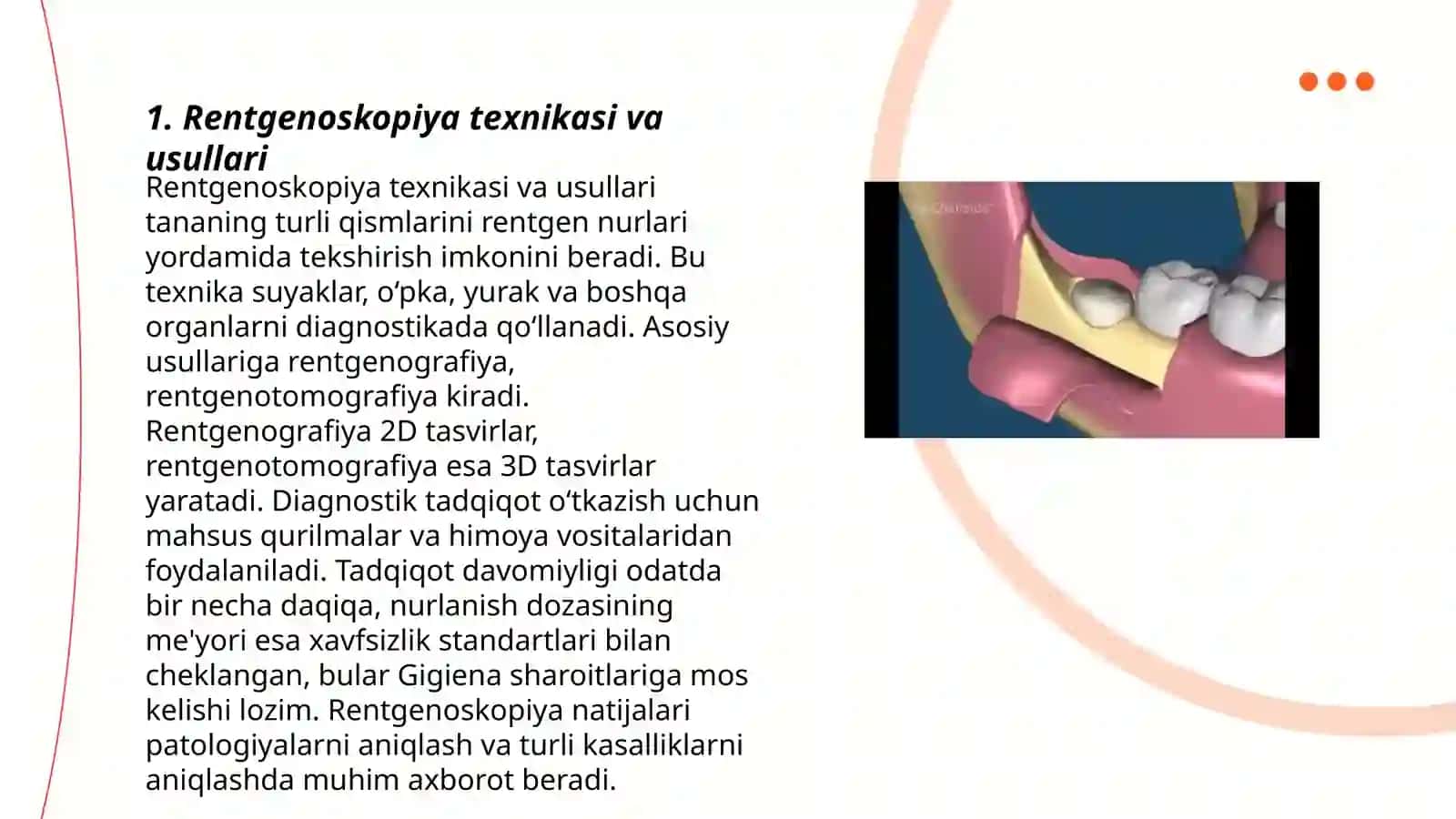 Rentgenoskopiya va rengenografiya otkazish 3
