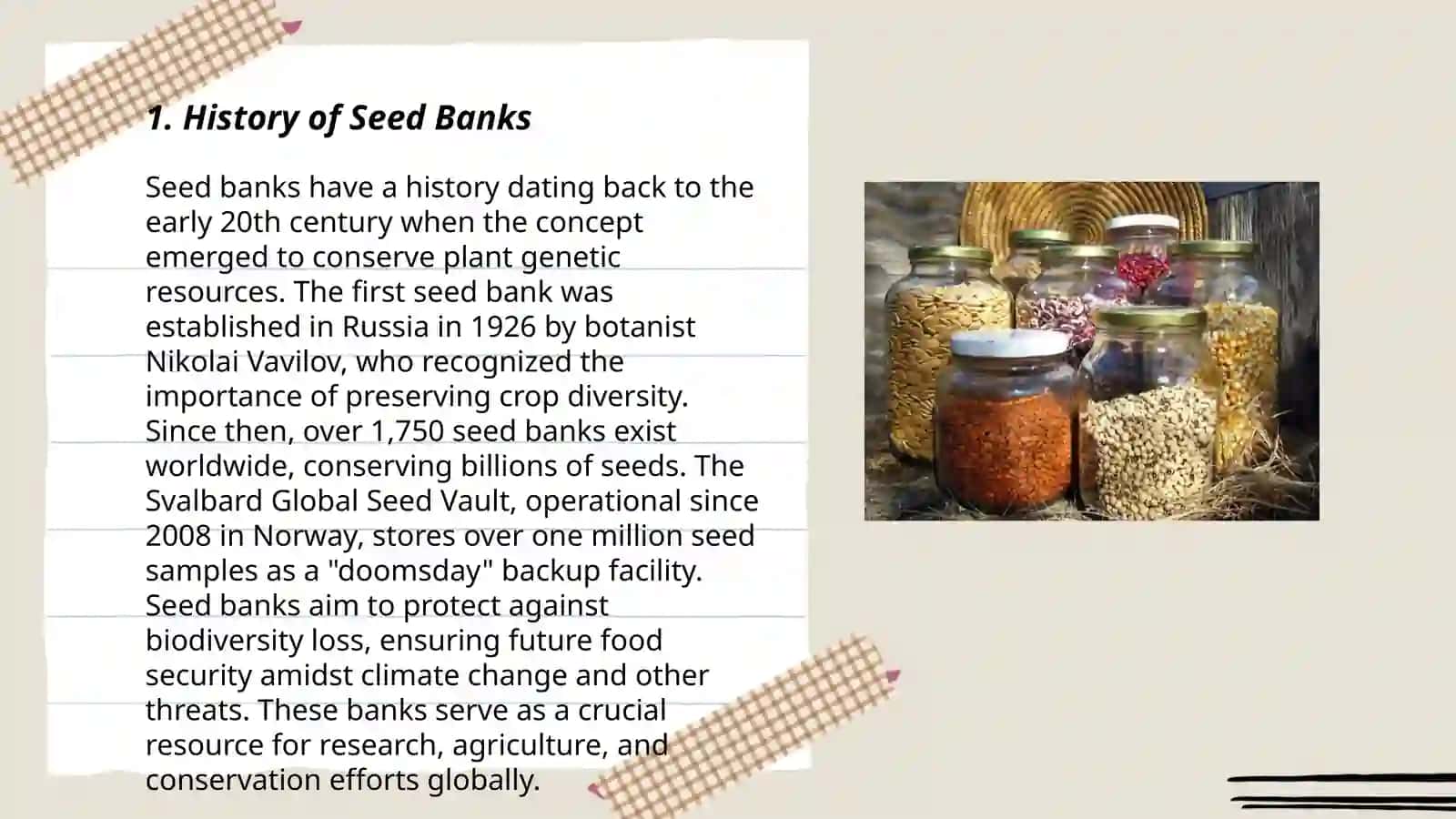 Seed bank 3
