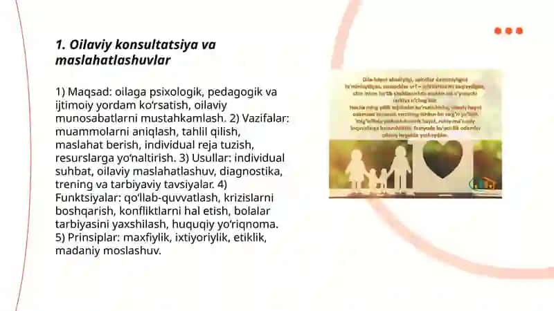 Oilaviy konsultatsiya va maslahatlashuvlar 3