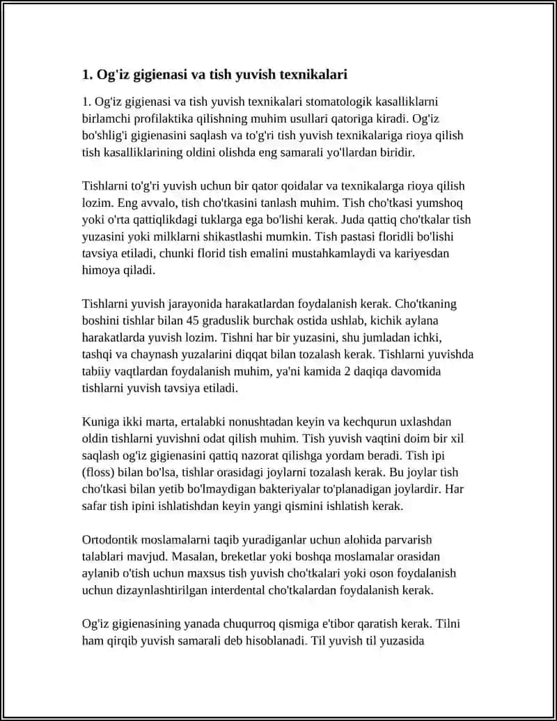 ASAOSIY STAMATALOGIKKASALIKLARNI BIRLAMCHI PROFILAKTIKA USULLARI 3