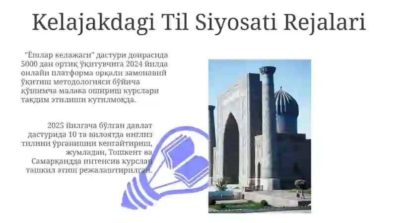 Zamonaviy O'zbekiston Til Siyosatining Asosiy Yo'nalishlari 3