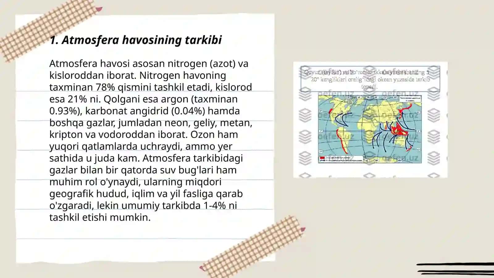 Atmosfera havosi tarkibini inson organizmi uchun ahamiyati 3