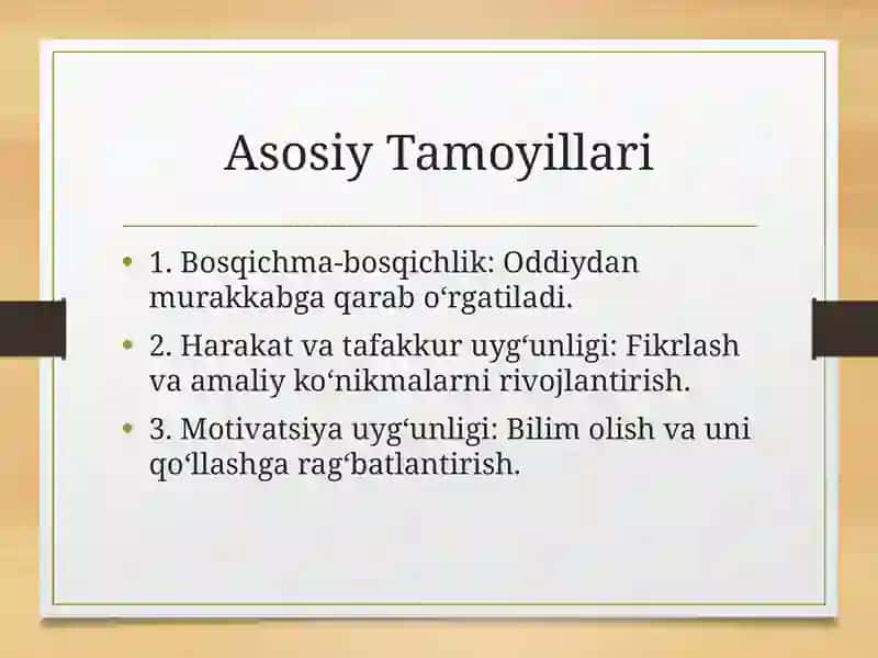 Sig‘un Usuli 3