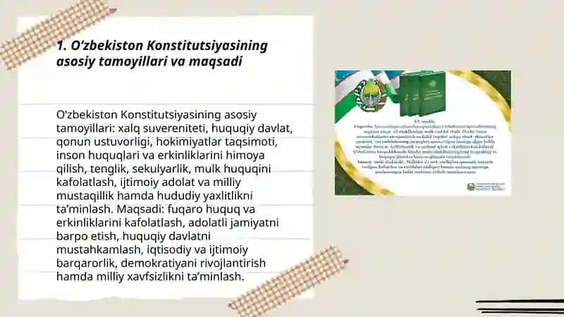 O‘zbekiston Respublikasi Konstitutsiyasi 3