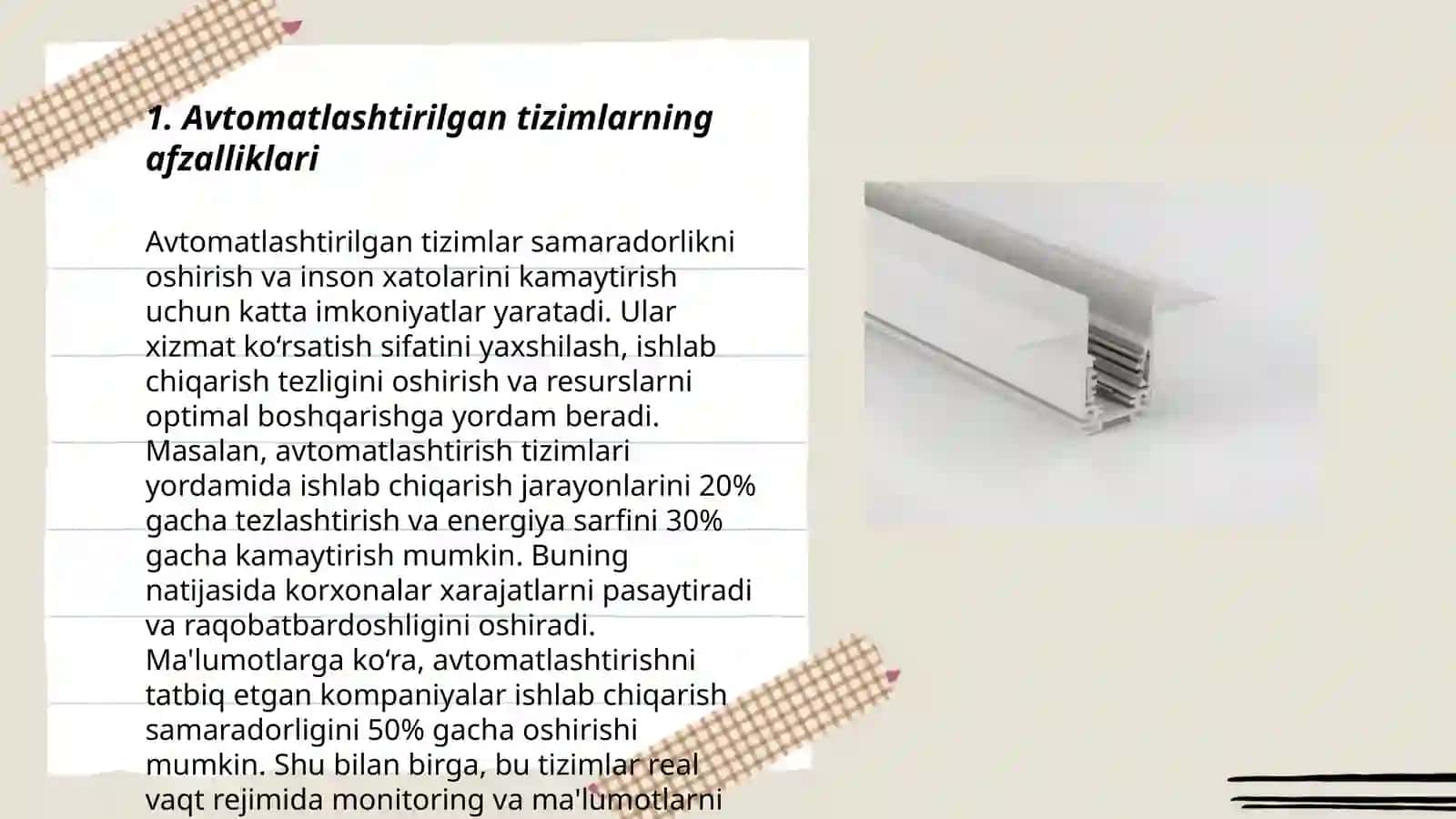 AVTOSTOYANKALARDA AVTAMATLASHTIRILGAN SITYANKALARNI QÒLLASH 3