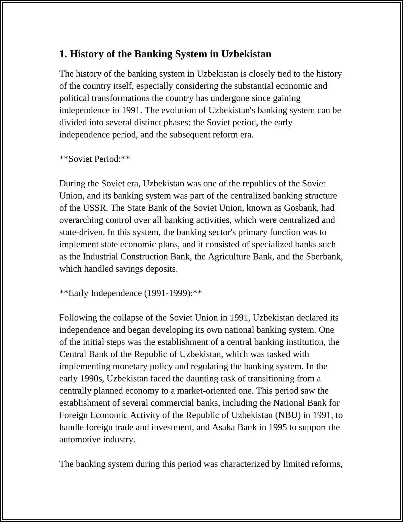 BANKING SYSTEM IN UZBEKISTAN 3