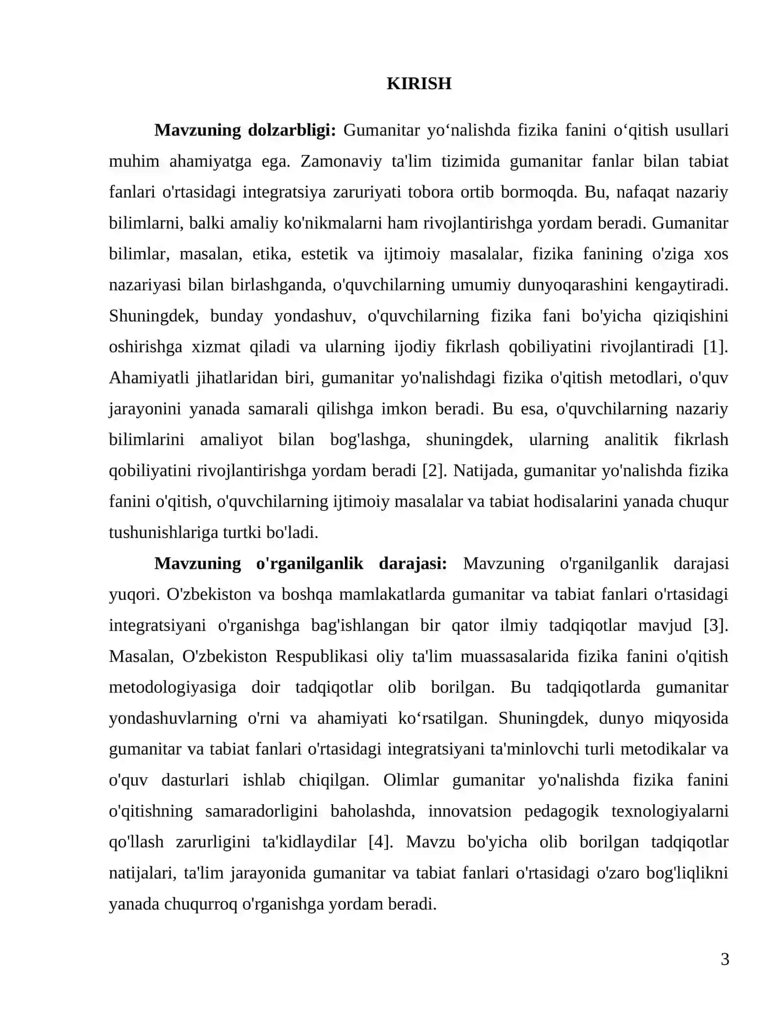Gumanitar yoʻnalishda fizika fanini oʻqitish usullari 3