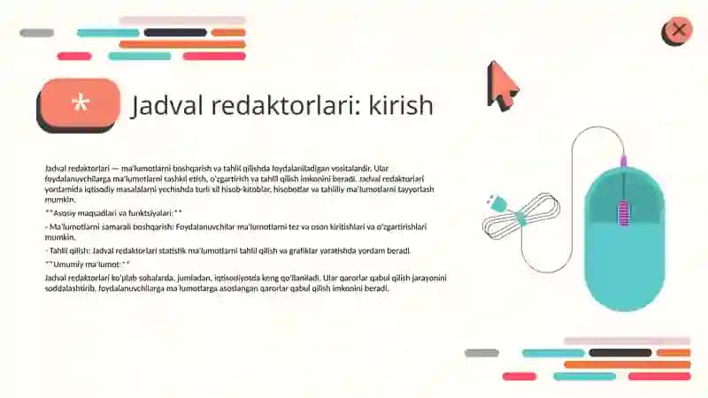Jadval redaktorlari 3