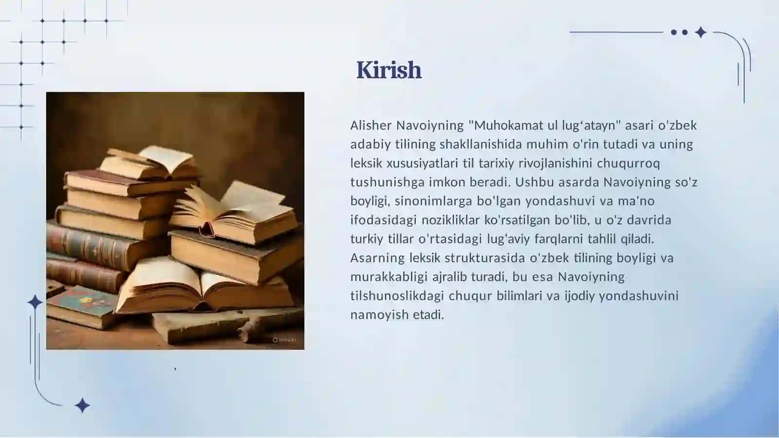 Alisher Navoiyning Muhokamat ul lugʻatayn asarining leksik xususiyatlari 3
