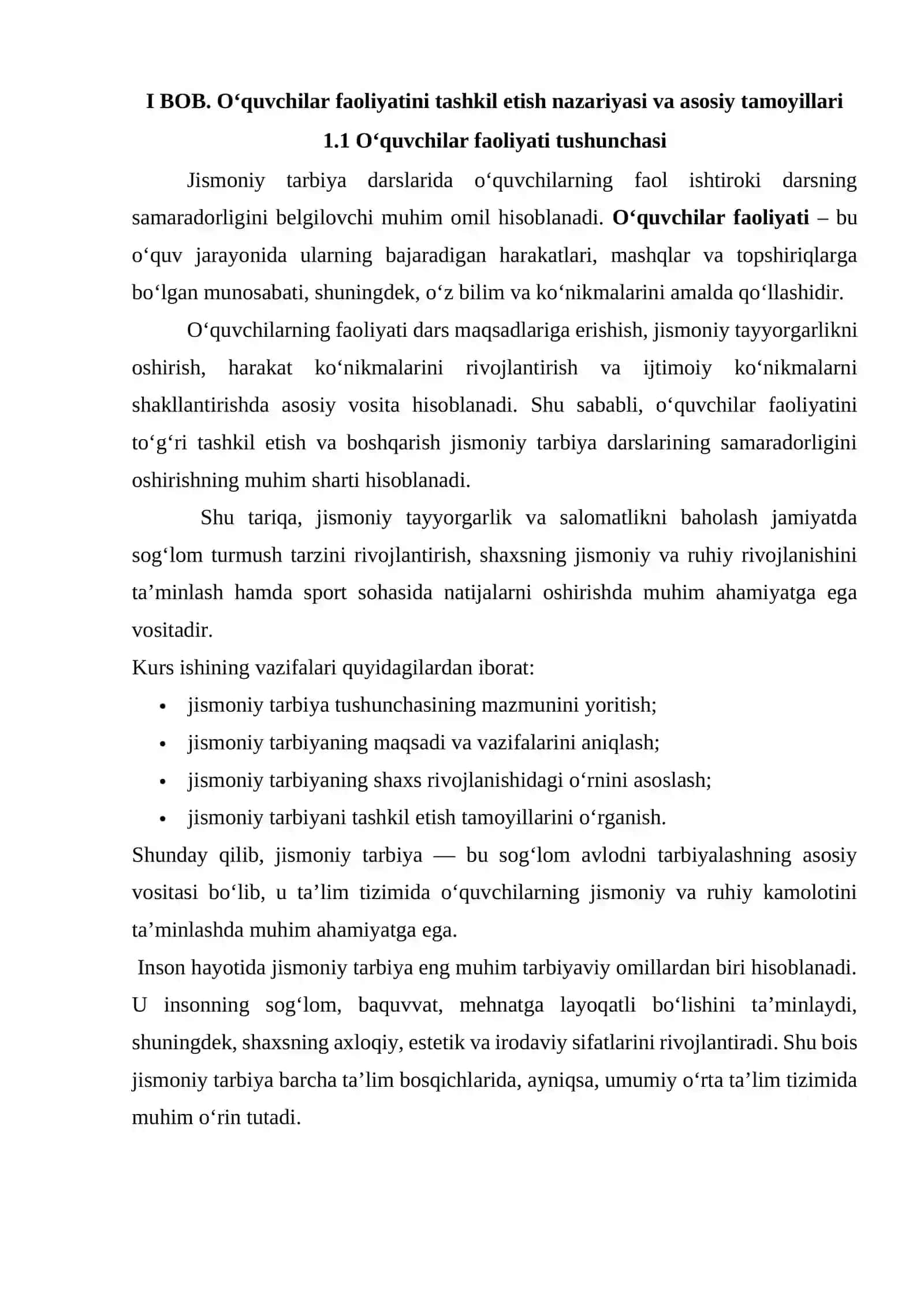 Jismoniy tarbiya darsida o’quvchilar faoliyatini tashkil etish usullari 3