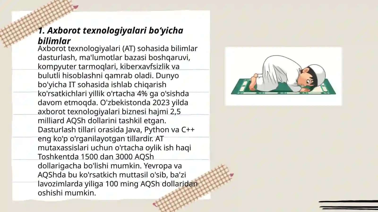 Axborot resurs markazi xodimlariga qo'yiladigan talablar 3
