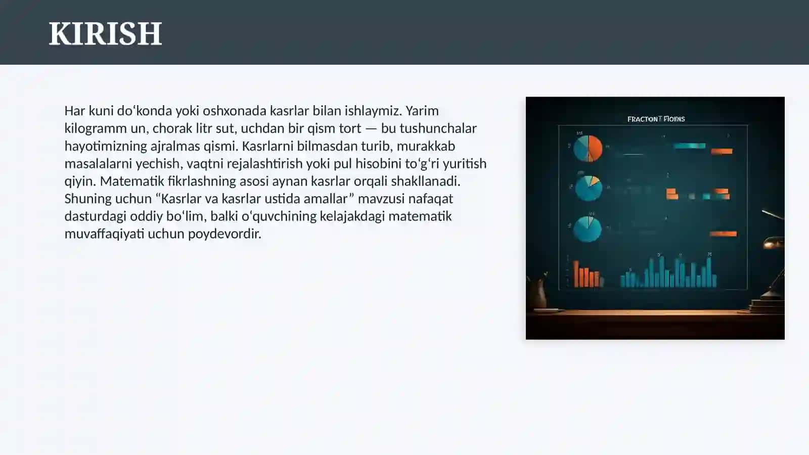 KASRLAR. KASRLAR USTIDA AMALLAR. DARS ISHLANMA 3