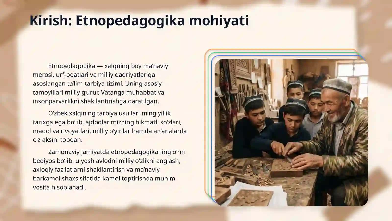 Etnopedagogika tushunchasi. 3