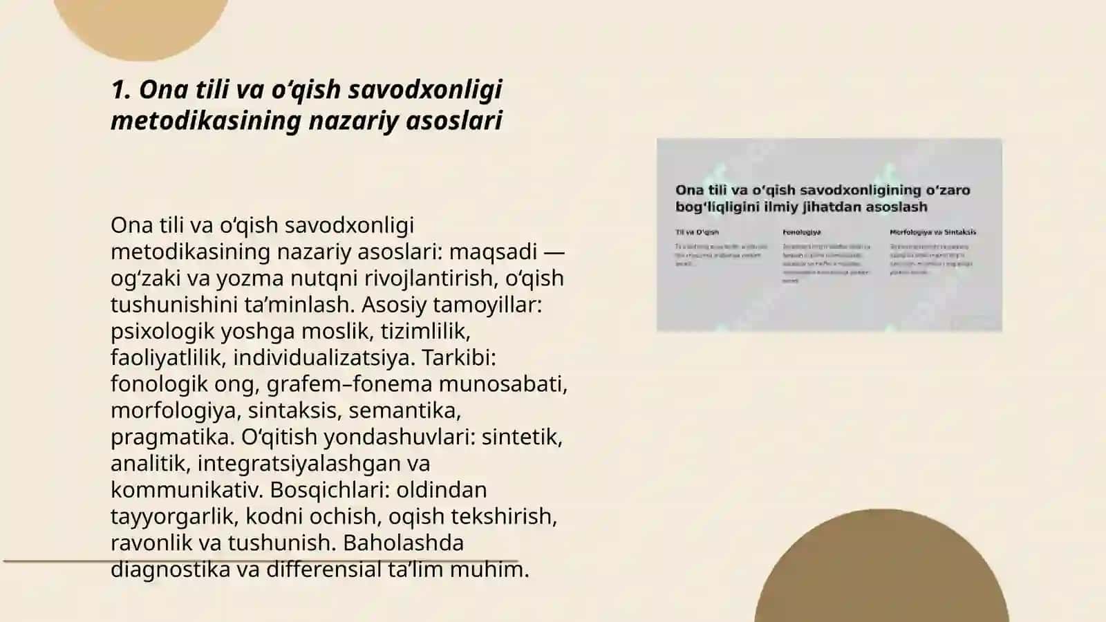 Ona tili va o'qish savodxonligi metodikasining ilmiy asoslari 3