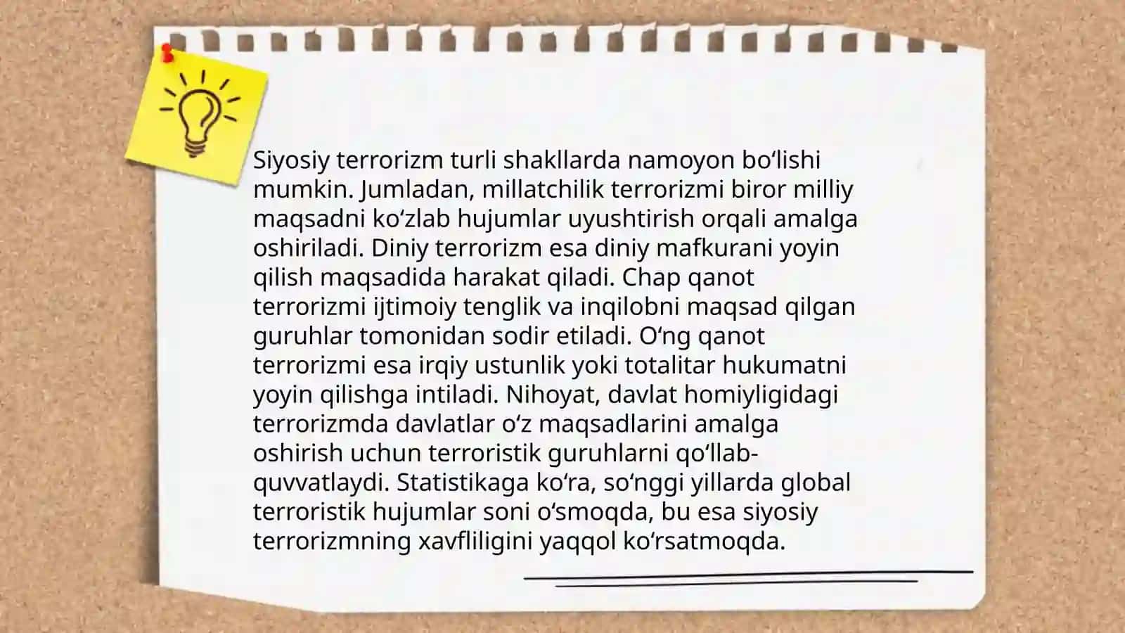 Terrorizm turlari (siyosiy ijtimoiy iqtisodiy diniy) 3