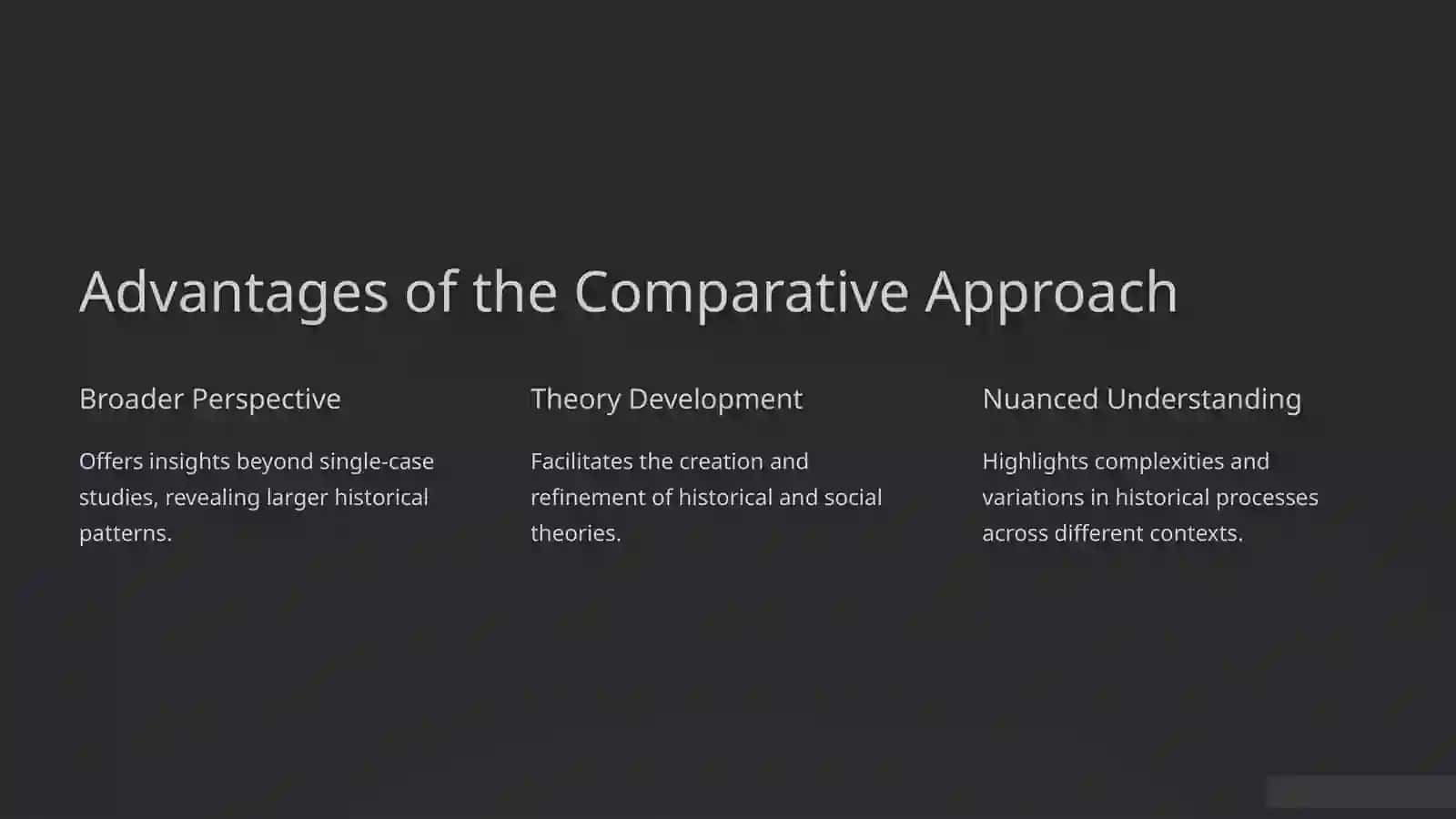 Comparative Historical Method 3