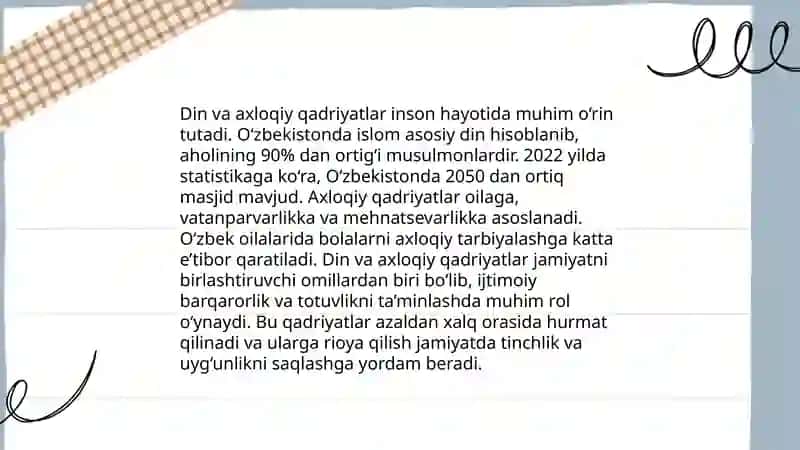 Din va axloq 3