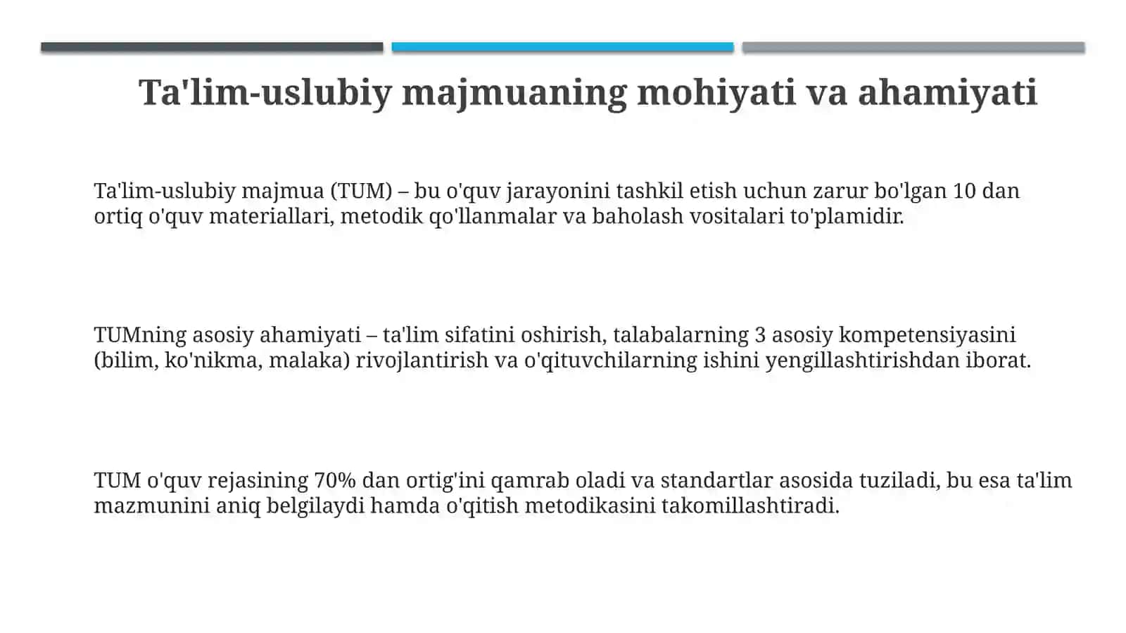 Ta'lim-uslubiy majmualar 3