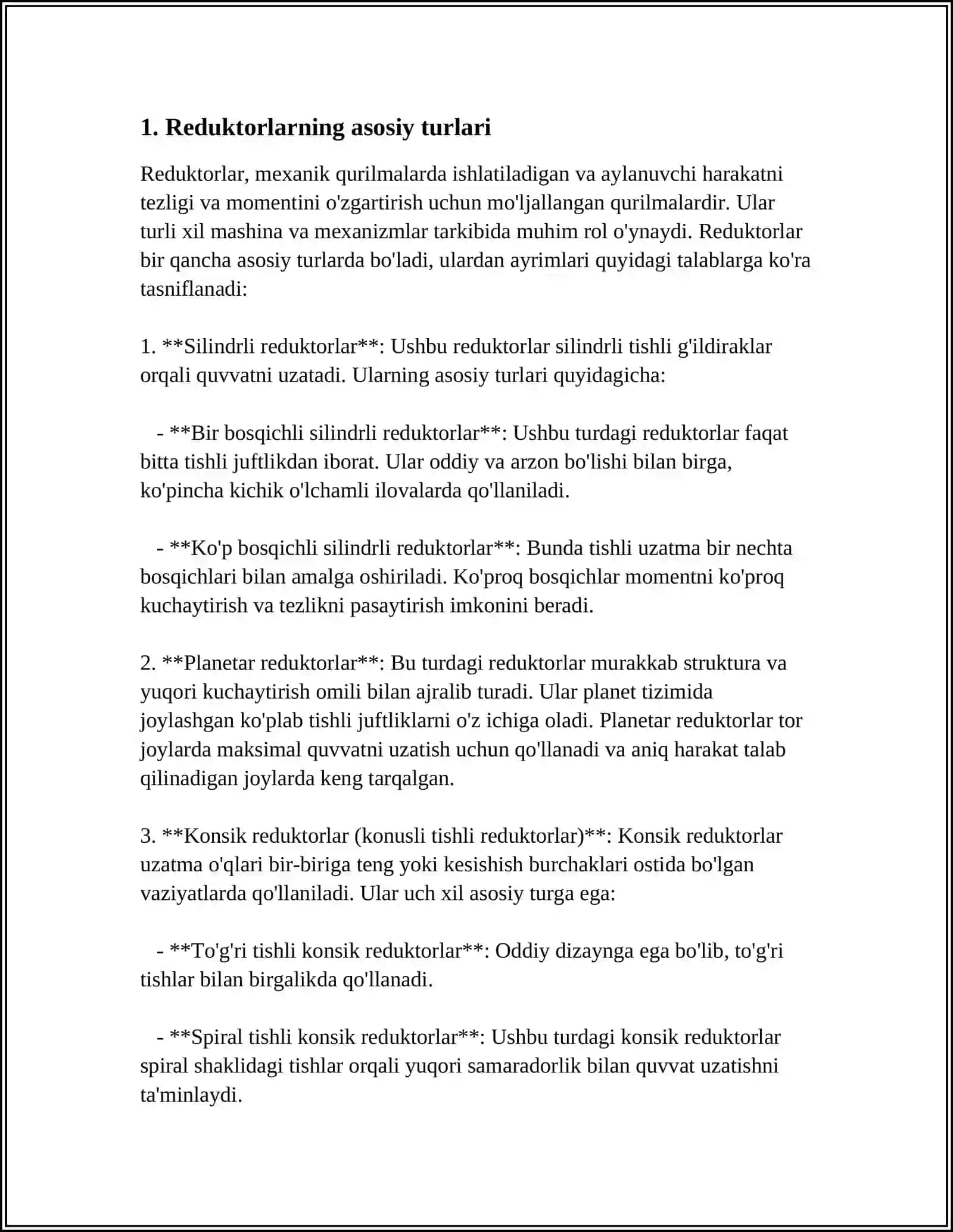 MUFTA REDUKTOR UZATMALAR 3