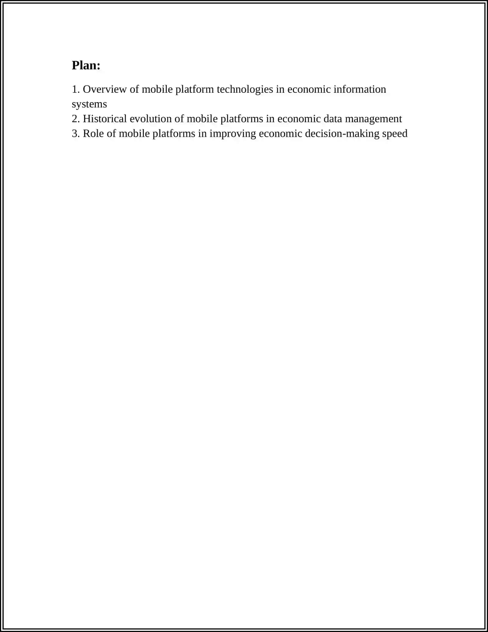 THE IMPORTANCE OF MOBILE PLATFORM TECHNOLOGIES IN ECONOMIC INFORMATION SYSTEMS 3
