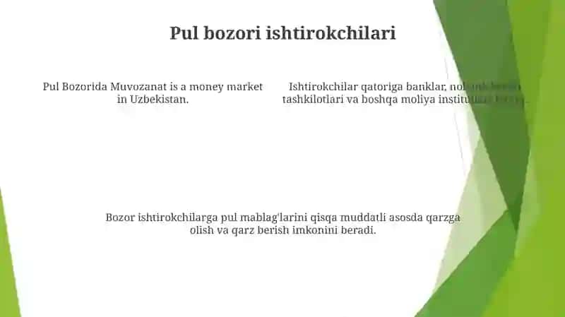 Pul Bozorida Muvozanat 3