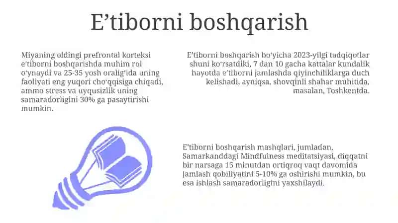 Eʼtiborni boshqarish 3