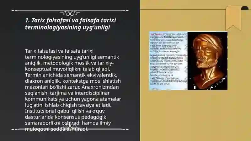 Tarix falsafasi va falsafa tarixi uygʻunligi 3