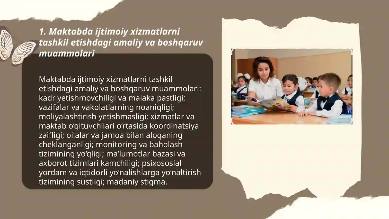 Taʼlimdagi Muammolar Maktabdagi Ijtimoiy Ish Mavzusi Boʻyicha 3